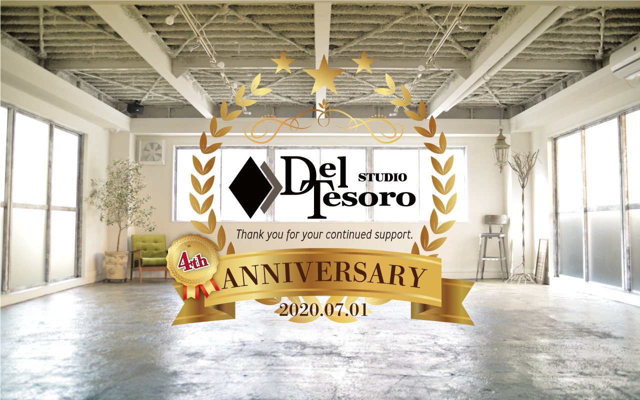 祝4周年 Del Tesoro デルテソロ 東京 蒲田レンタルスタジオ